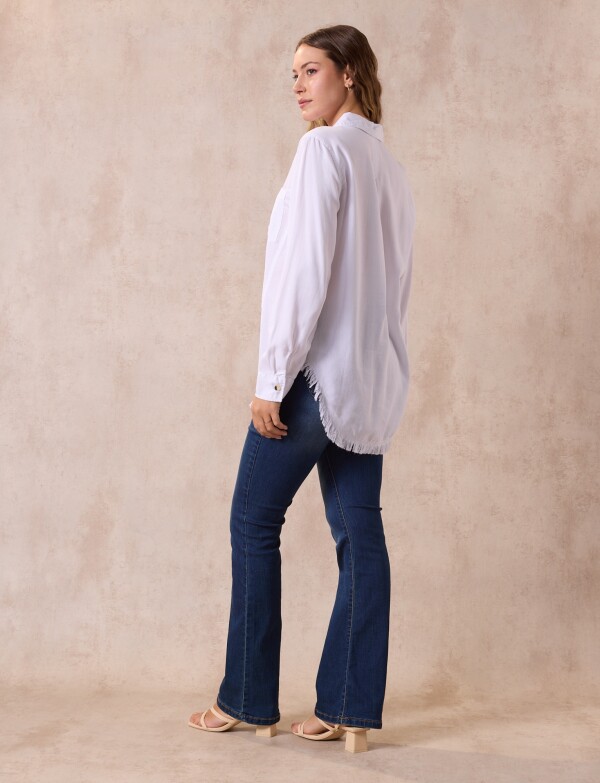 Camisa Tencel BLANCO