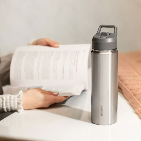 Botella térmica 650ml c/ sorbete acero inoxidable -TRAMONTINA TF6780