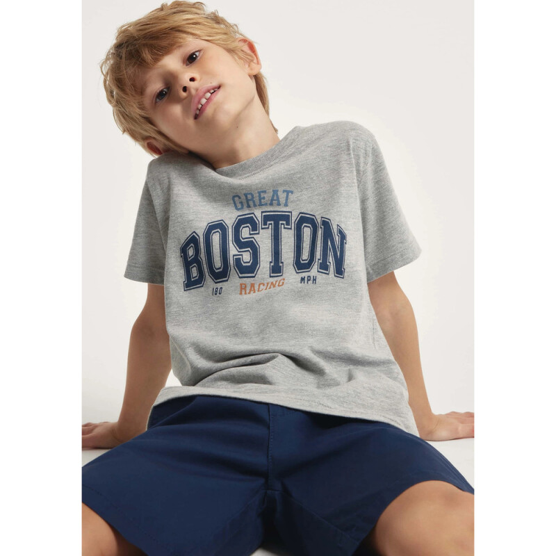 CAMISETA MM MASC CINZA MESCLA