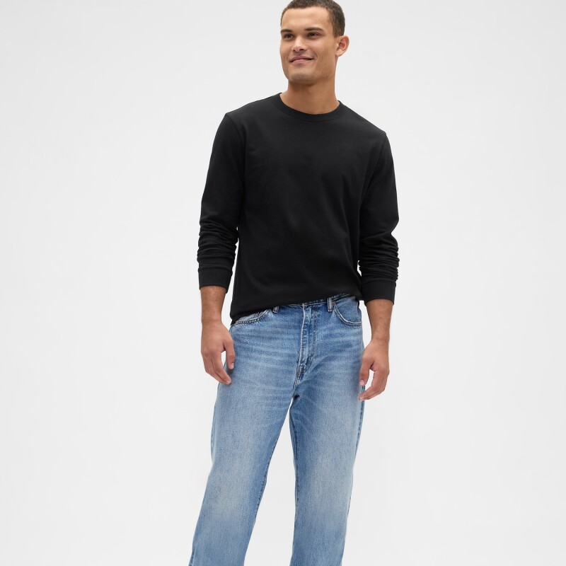 V-LS EVERYDAY SOFT CREW - SOLID BLACK
