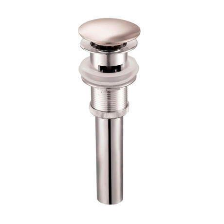 VALVULA POP UP CON DESBORDANTE BRILLO SIFONES Y VALVULAS GRIS-BRUSHED NICKEL