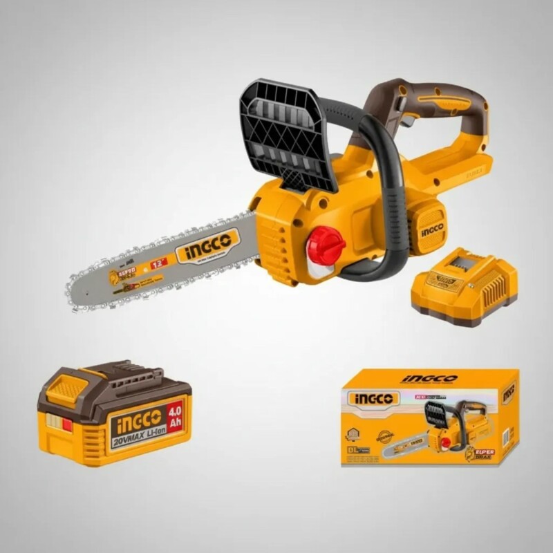 Motosierra a batería P20S 20V + 2 Baterias 4.0A.H + Cargador Motosierra a batería P20S 20V + 2 Baterias 4.0A.H + Cargador