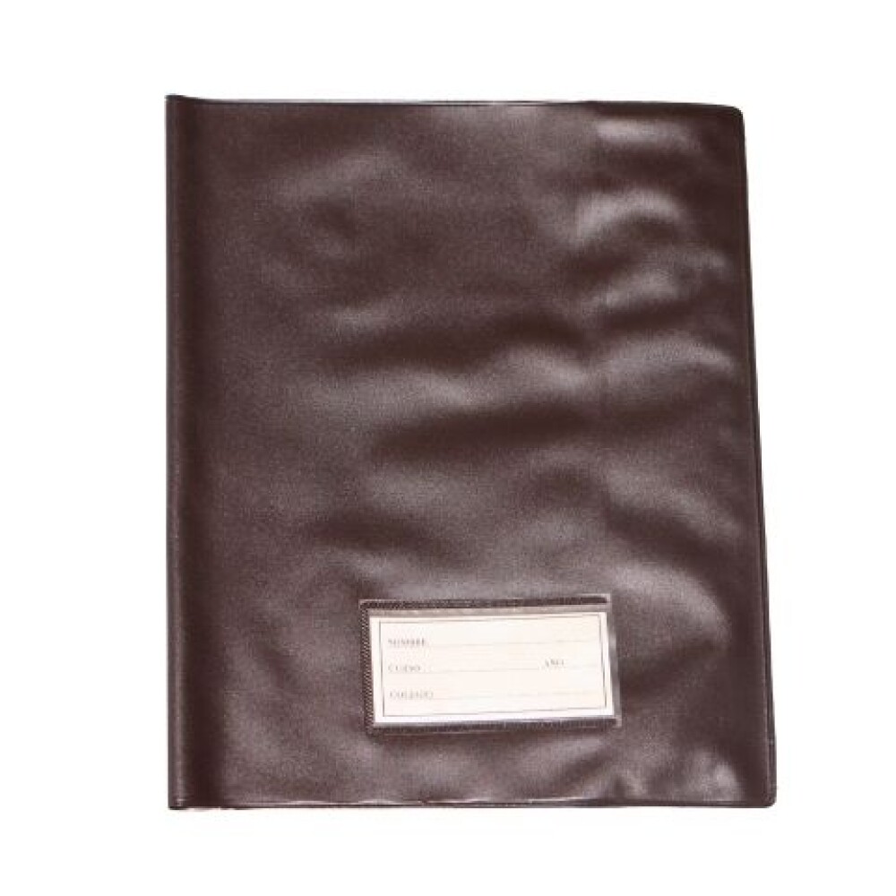 FORRO PLASTICO P.V.C. PARA CUADERNO COLOR MARRÓN