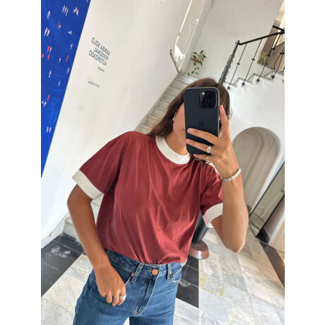 Camiseta Polit Bordeaux