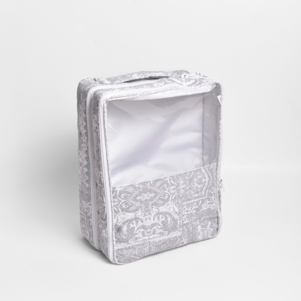 Necessaire Lilly Doble Col. Bea - Corbatero Gris 