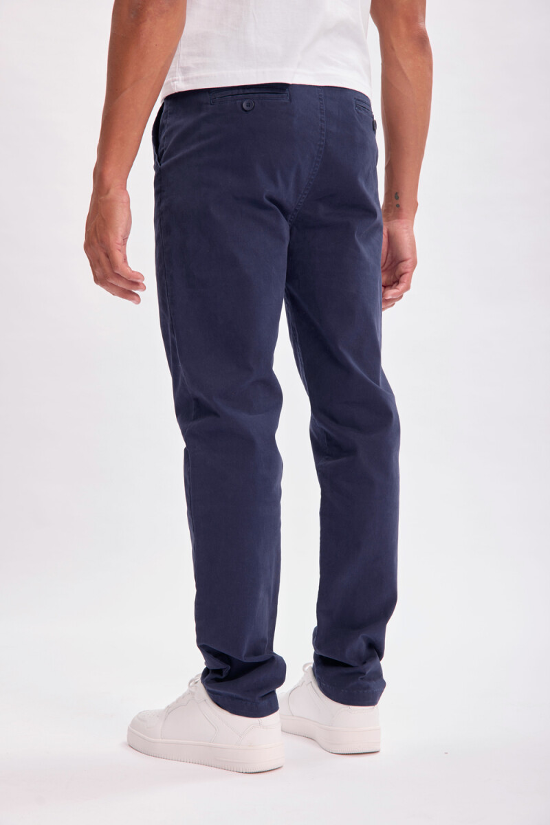 Pantalón chino Azul Marino