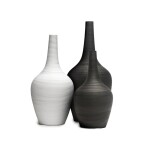 FLORERO CERAMICA D16x35CM BLANCO/NEGRO MATE FLORERO CERAMICA D16x35CM BLANCO/NEGRO MATE