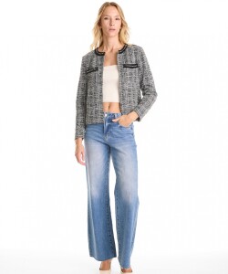 Chaqueta Tweed NEGRO/BLANCO