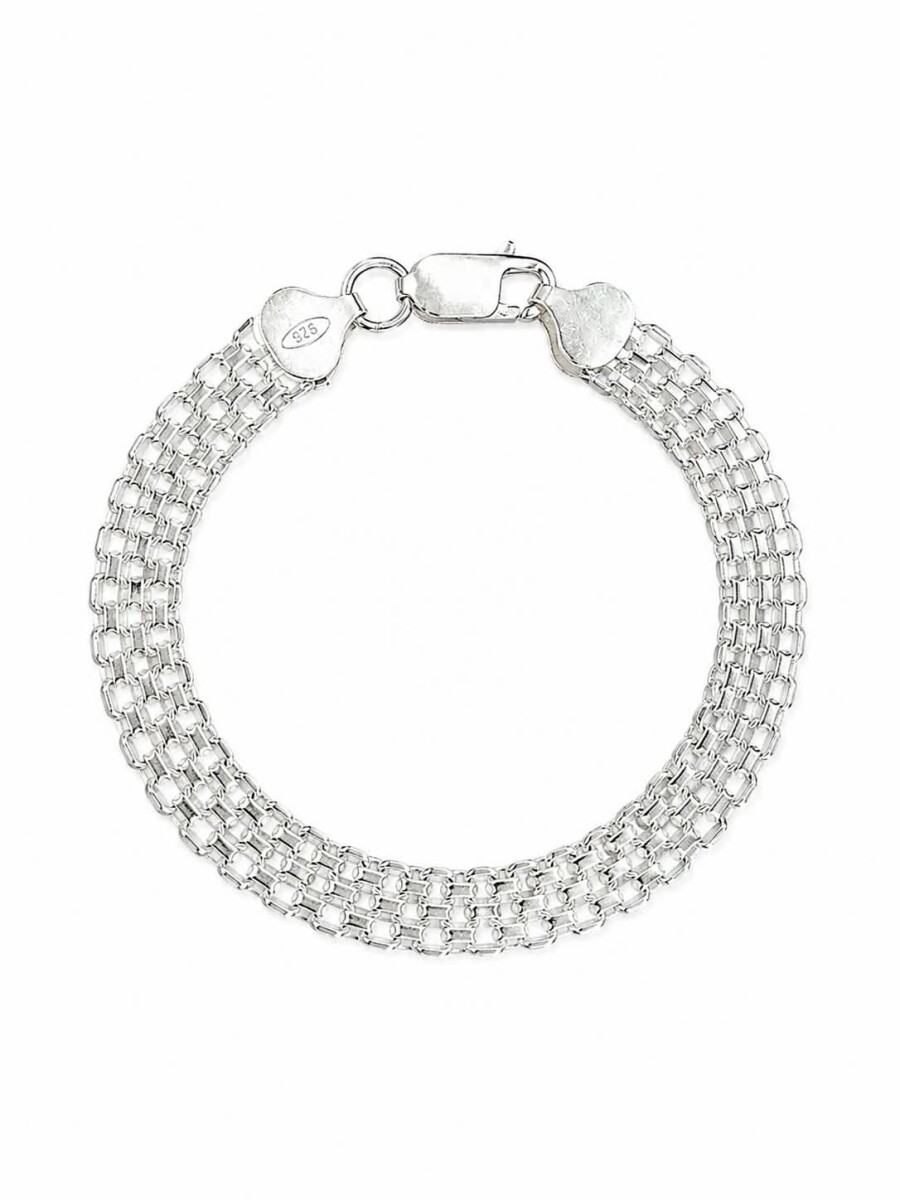 Pulsera bismark plana gruesa 