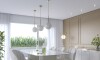 Mesa De Comedor Lintz - 184 - Linea Mónaco Blanco/Blanco