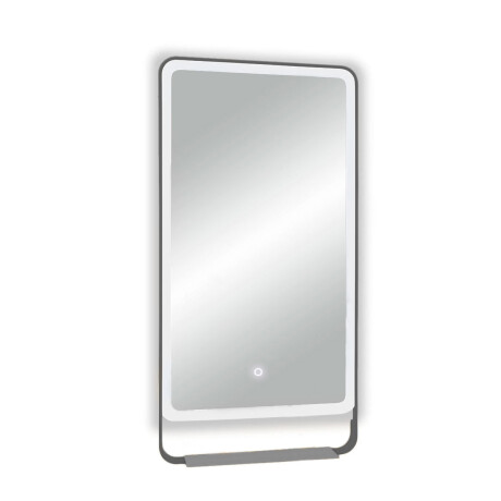 Espejo Anticorrosion CON ESTANTE EN 60X120 - Con Sensor One Touch Y Luz Led - BRUSHED NICKEL 000