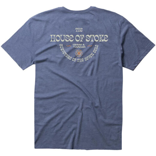 Remera Vissla House Of Stoke Heather - Azul Remera Vissla House Of Stoke Heather - Azul
