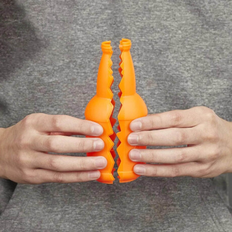 Pistola Hasbro Original Nerf Alpha Strike +8 Dardos Naranja
