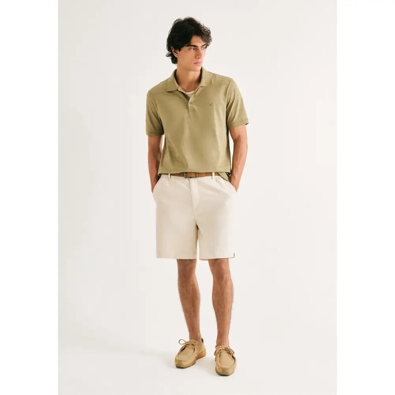 CAMISA POLO MM MASC OLIVA MEDIO