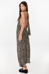 Vestido Maja Estampa Negro