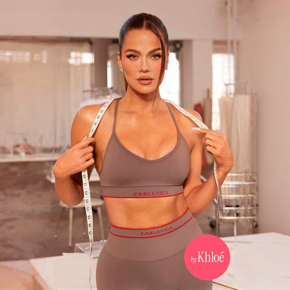 Bra Seamless V-Neck Push-Up Low Impact Bra Mujer Desert Shadows/heated Red Fabletics
