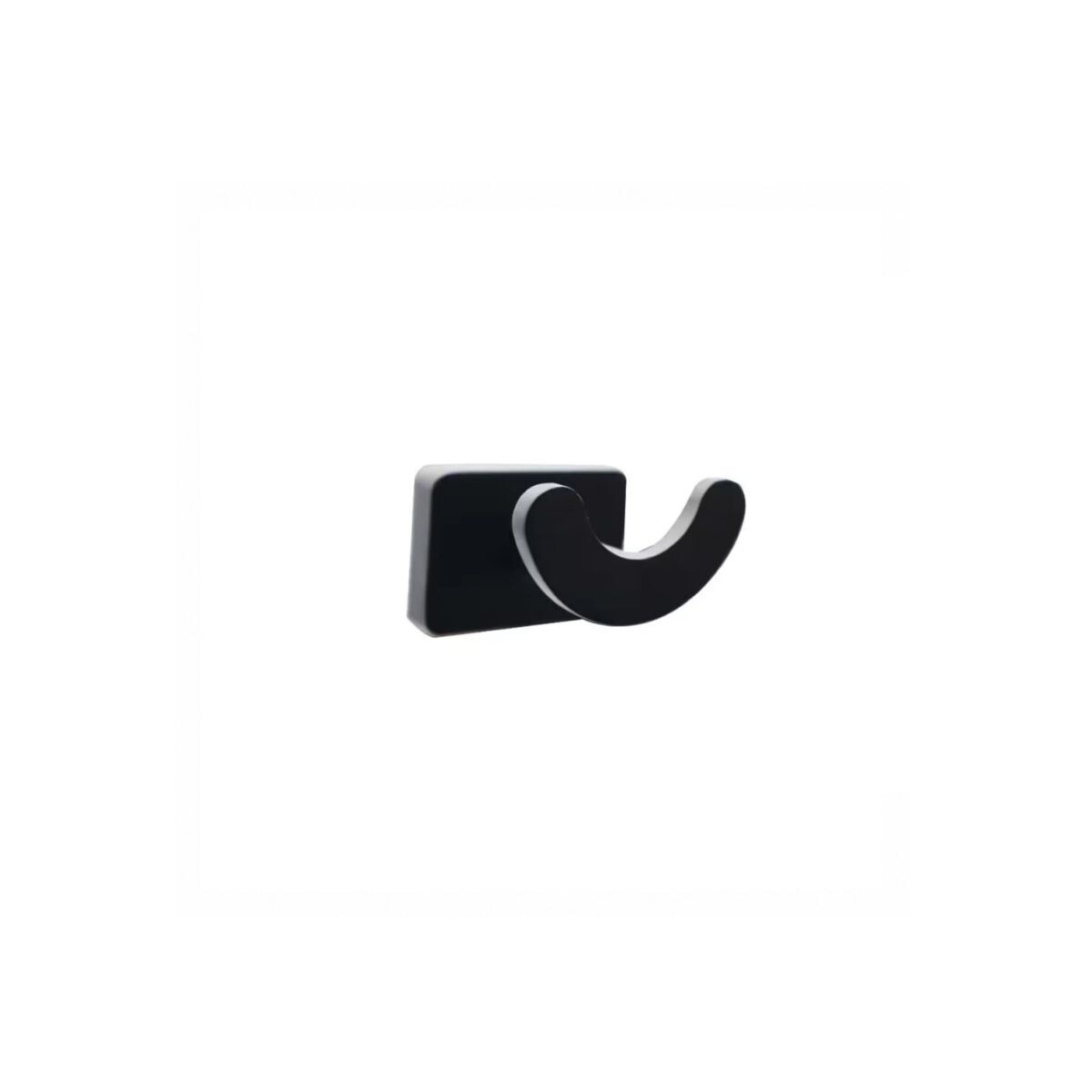 Percha Doble Noar Negro Mate 