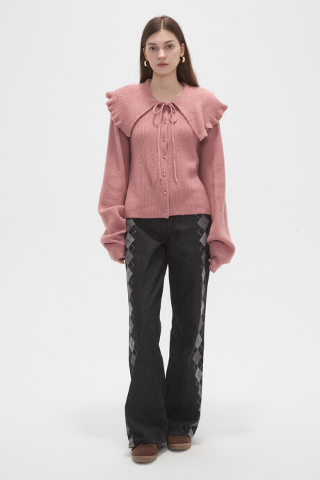 Cardigan Olcay Rosa Oscuro