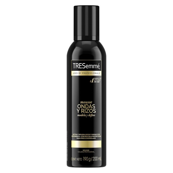 Mousse Ondas & Rizos 200 ml - TRESemmé Mousse Ondas & Rizos 200 ml - TRESemmé