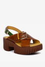 SANDALIA PLIA JUNO Marron