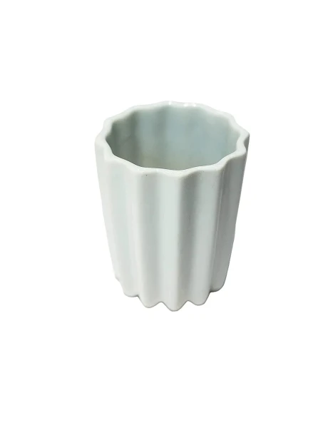 RAMEQUIN ONDULADO D5.5x6.5CM PORCELANA BLANCO RAMEQUIN ONDULADO D5.5x6.5CM PORCELANA BLANCO