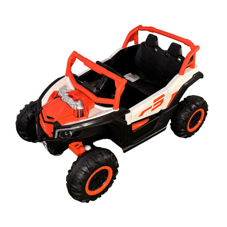 Cuatriciclo a Batería 390W*2 J-MB3022 Ub BLANCO-ROJO