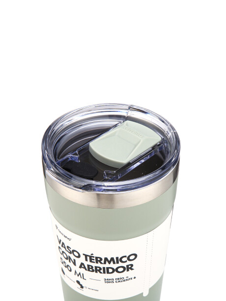 Vaso Acero Inox. 600mL. Oliva