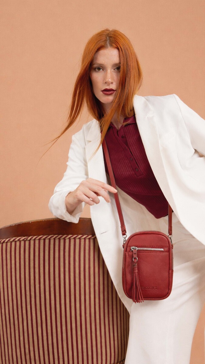 PHONEBAG / PORTA CELULAR GENCIANA - ROJO 