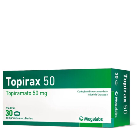 Topirax 50mg 30 Comprimidos Topirax 50mg 30 Comprimidos