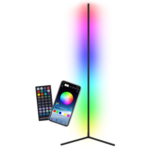Tira De Luces Rgb Led Esquinera Tipo Lámpara Bluetooth App Tira De Luces Rgb Led Esquinera Tipo Lámpara Bluetooth App