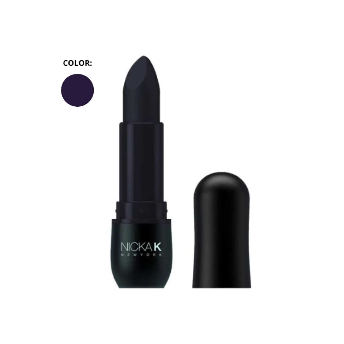 Labial cremoso en barra Nicka K color Gris oscuro Super oferta! 