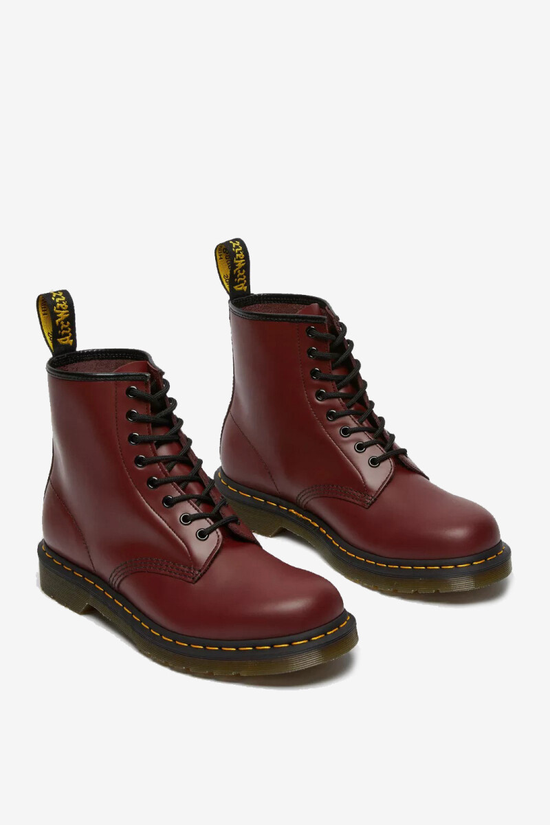 1464 8 EYE BOOT-SMOOTH Bordo