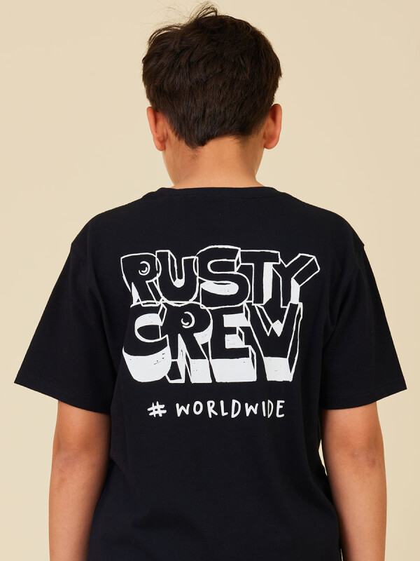 T-SHIRT TUMAR TEEN RUSTY Negro