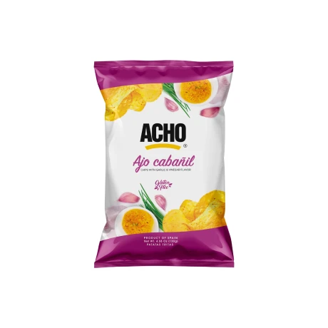 PAPAS ACHO 130GRS AJO CABAÑIL PAPAS ACHO 130GRS AJO CABAÑIL