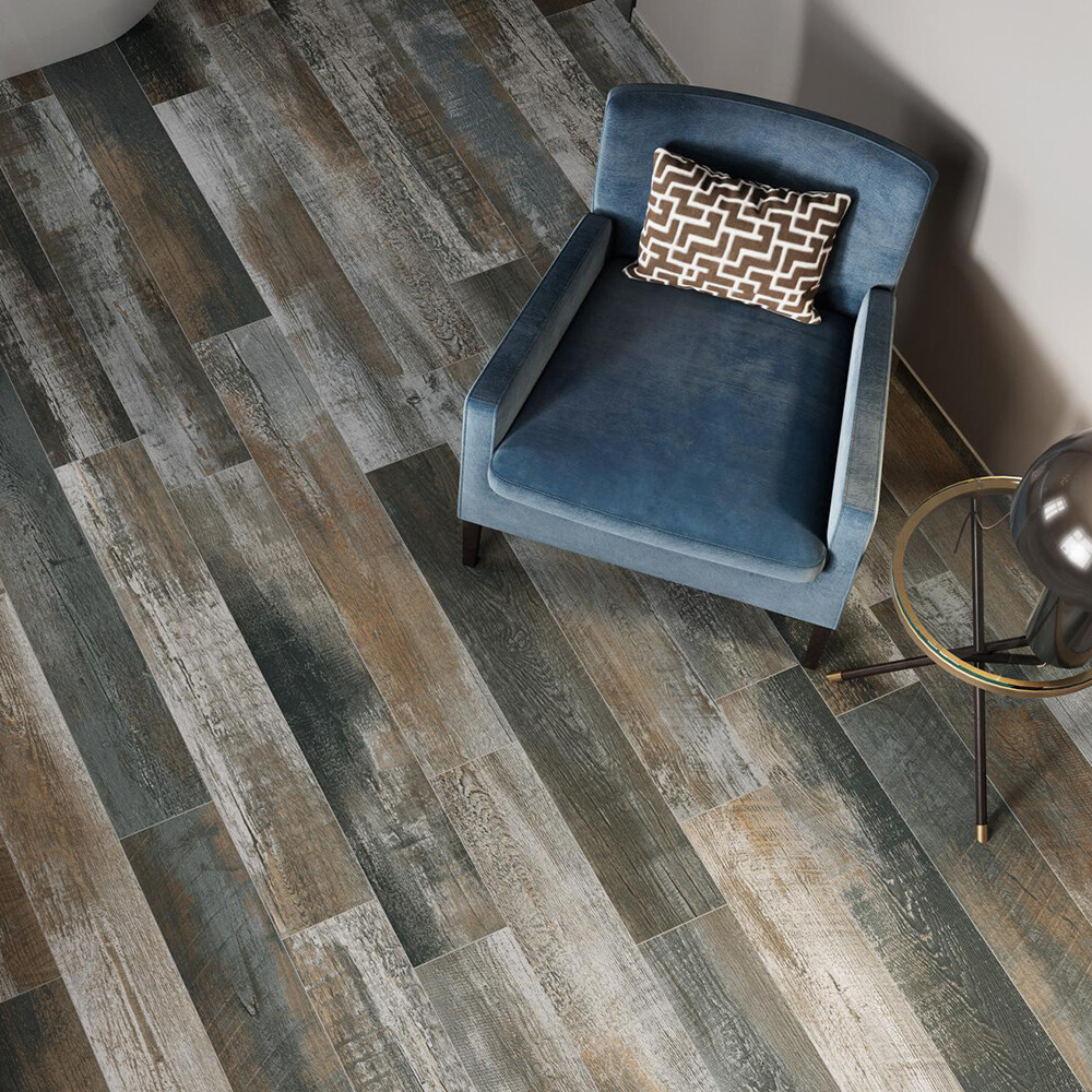 PORCELANATO MADERADO ATRIUM DALLAS CARBON "A" 20X120 CM Porcelanato Maderado Atrium Dallas Carbon "a" 20x120 Cm