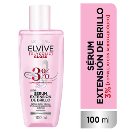 Elvive Serum Glycolic Gloss 100 ml | Cabello Brillo y Suavidad Intensa Elvive Serum Glycolic Gloss 100 ml | Cabello Brillo y Suavidad Intensa