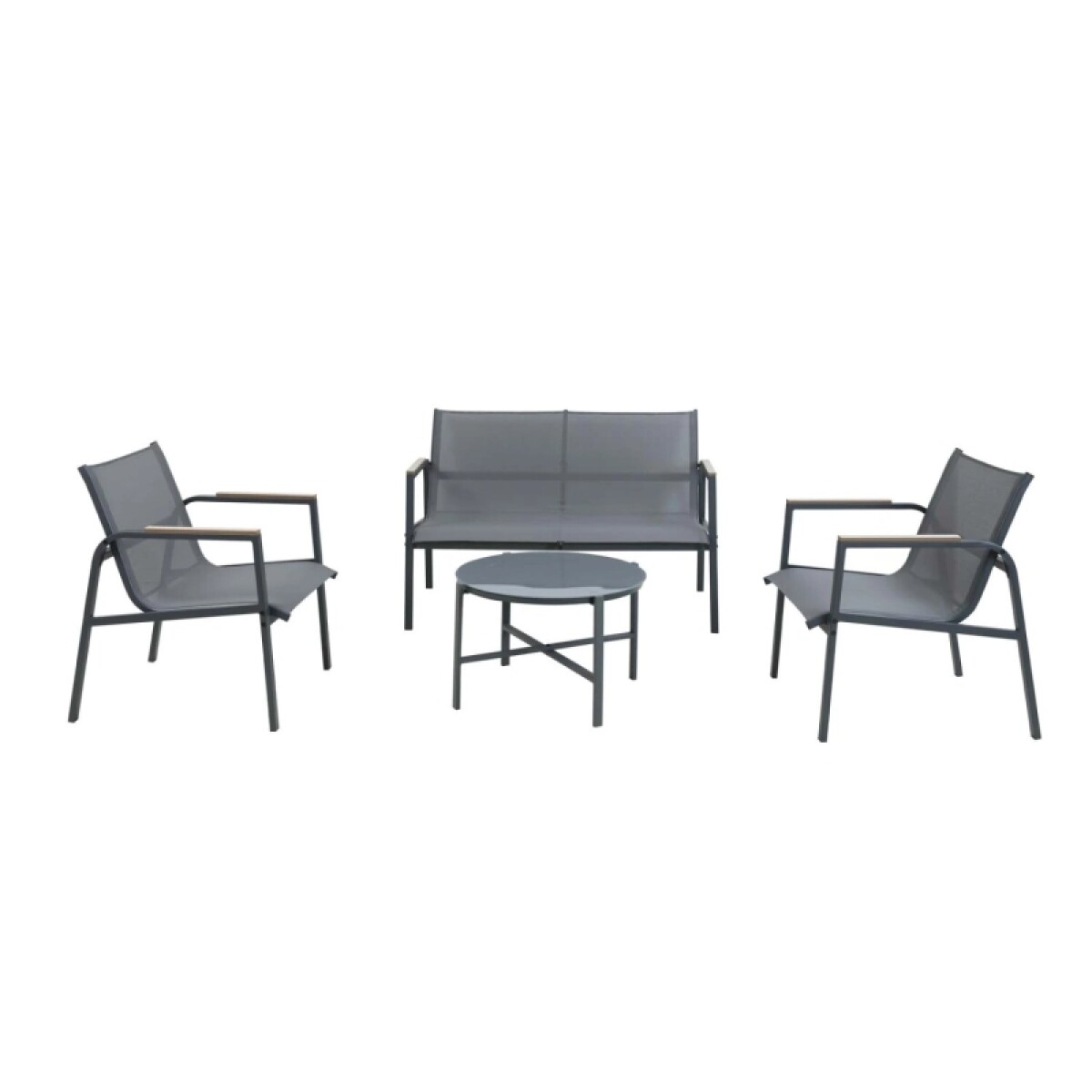 Juego Living Textilina De Jardin Valencia 