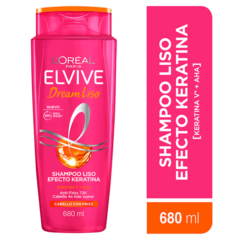 Shampoo L'oreal París Elvive Dream Liso 680 Ml. Shampoo L'oreal París Elvive Dream Liso 680 Ml.