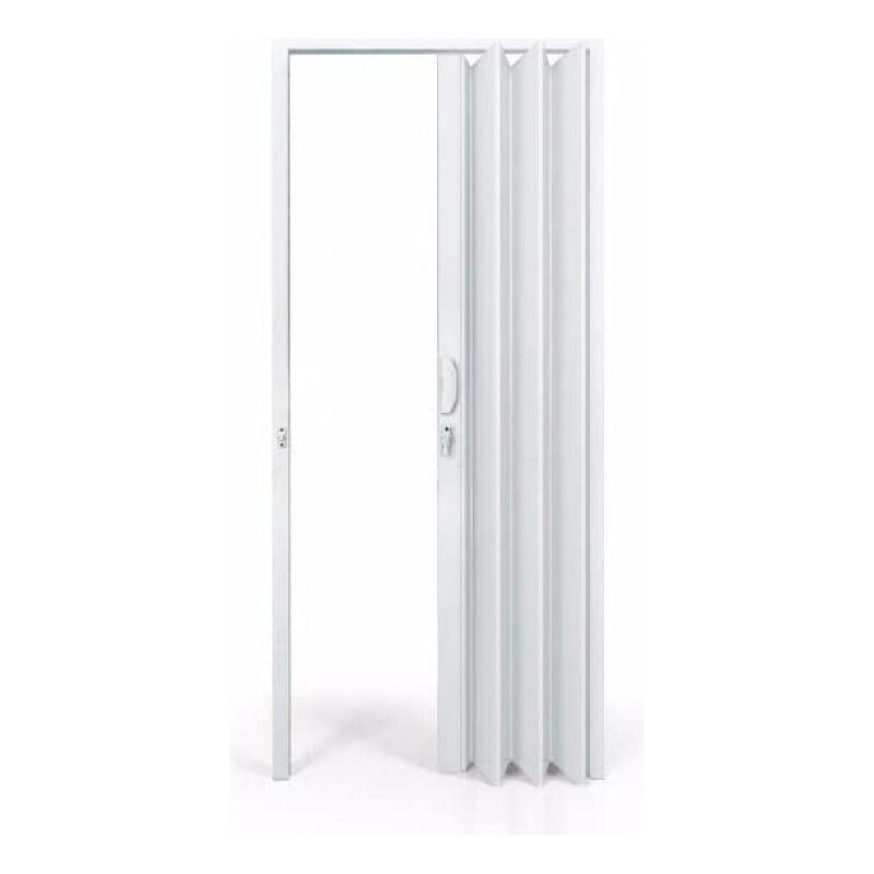 Puerta Pvc Corrediza Plegable Acordeon 210 X 60 Cm Blanco