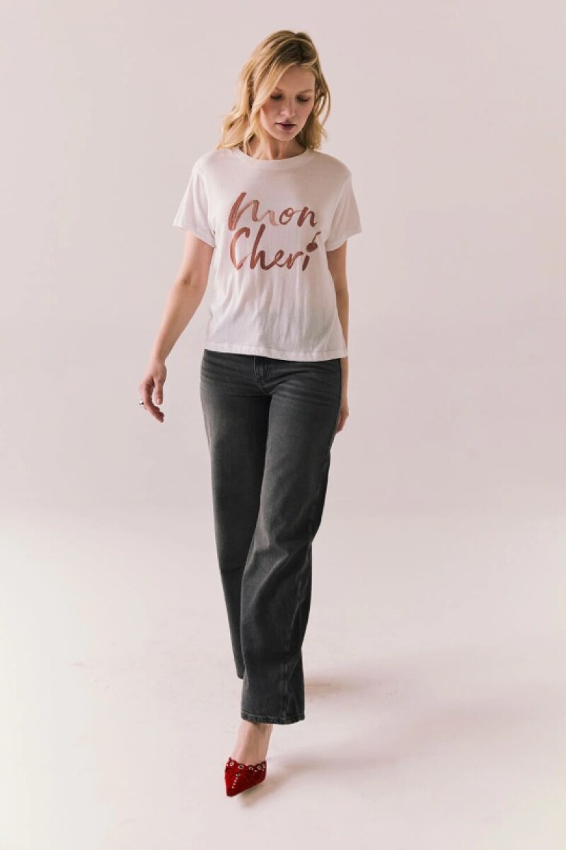 BELLA JERSEY OVERSIZED CREWNEC Blanco