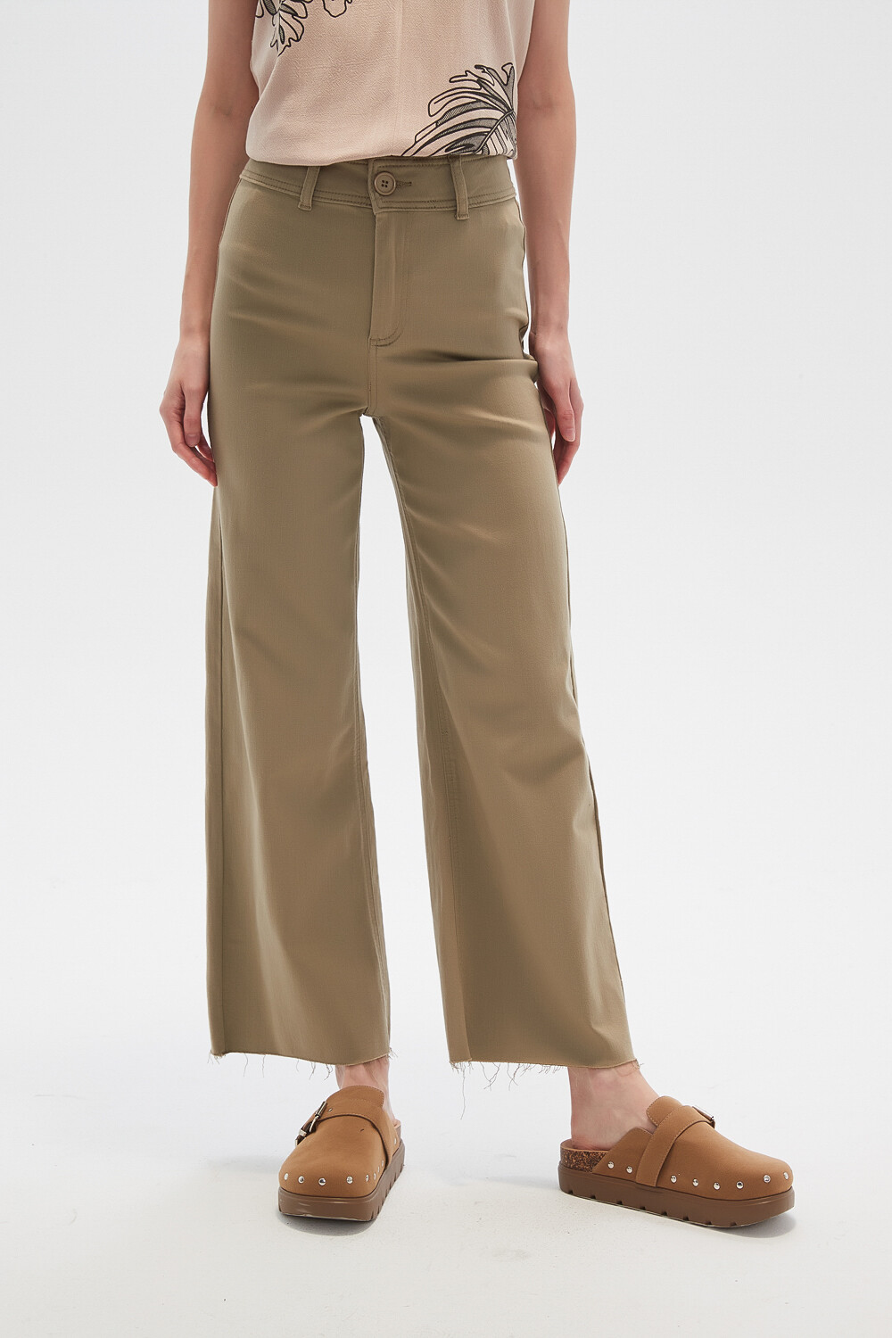 Pantalon Tesa Verde Oliva Claro