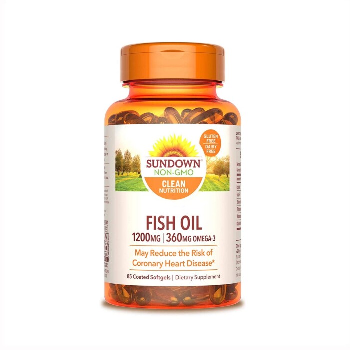 FISH OIL 1200 MG. SUNDOWN FR. X 90 TABL. única