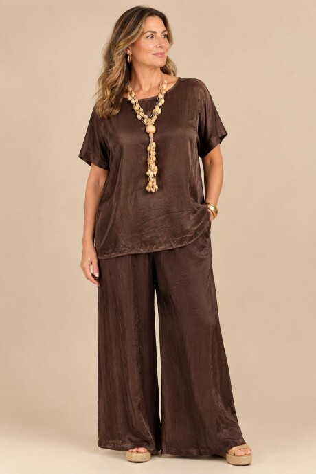 REMERA PAZ Chocolate