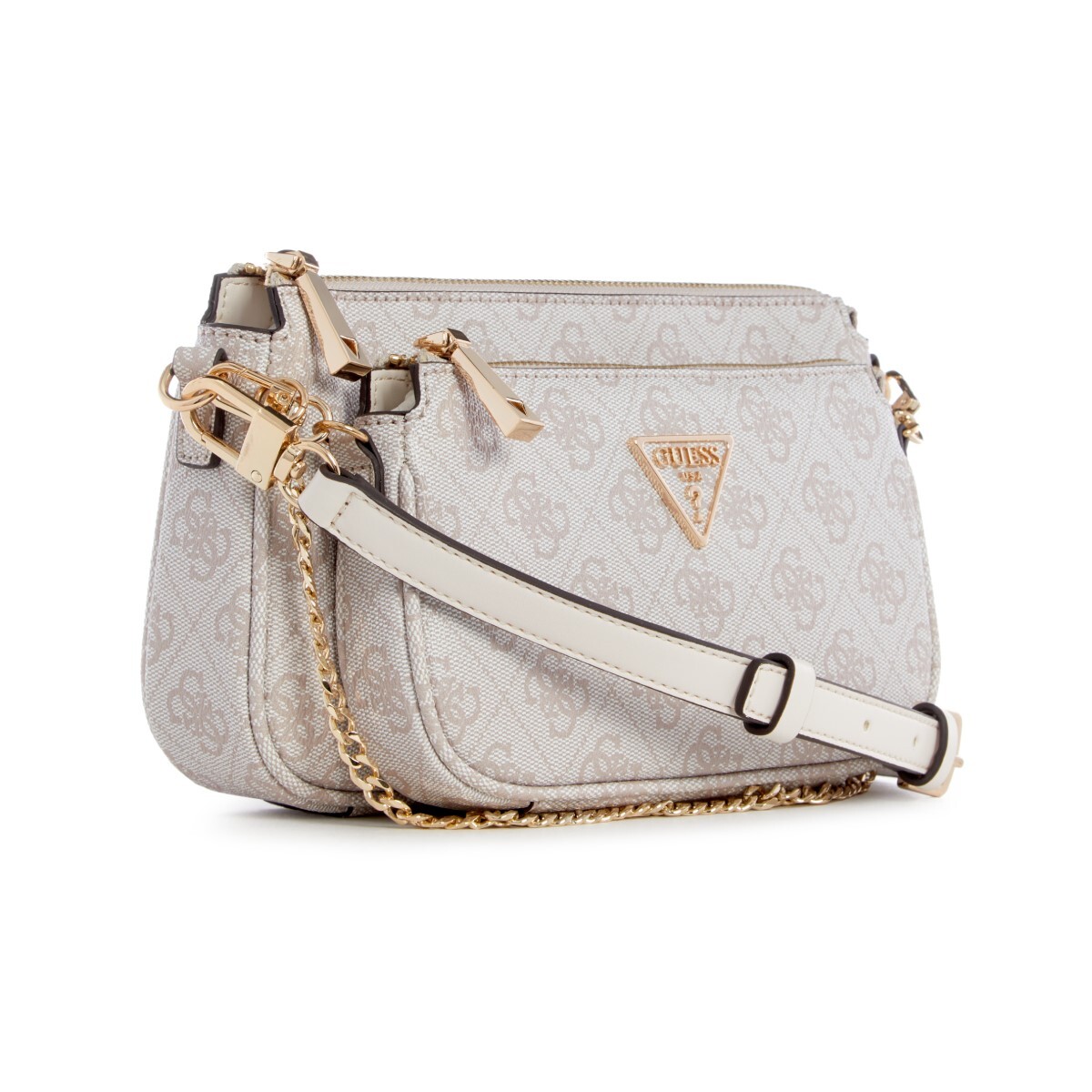 CARTERA GUESS NOELLE CHICA BEIGE 