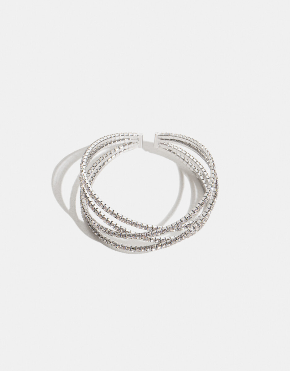 Brazalete Formato Pulsera Con Strass 