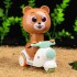 Juguete Interactivo Animales Moto A Fricción Infantil Niños Variante Modelo Oso Lila
