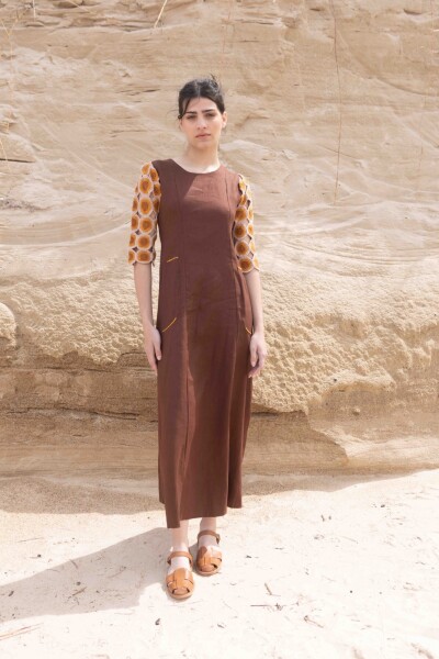 VESTIDO LANCA Chocolate