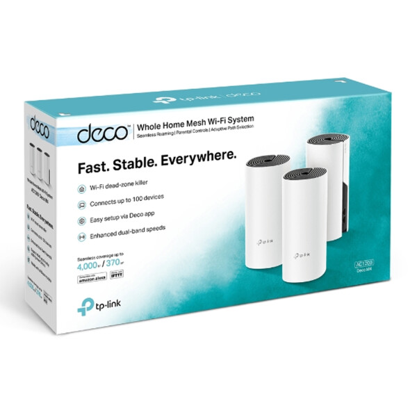 Router Deco Tp Link M4 Mesh Ac1200 DECO TP LINK M4 MESH AC1200 PACK X 3