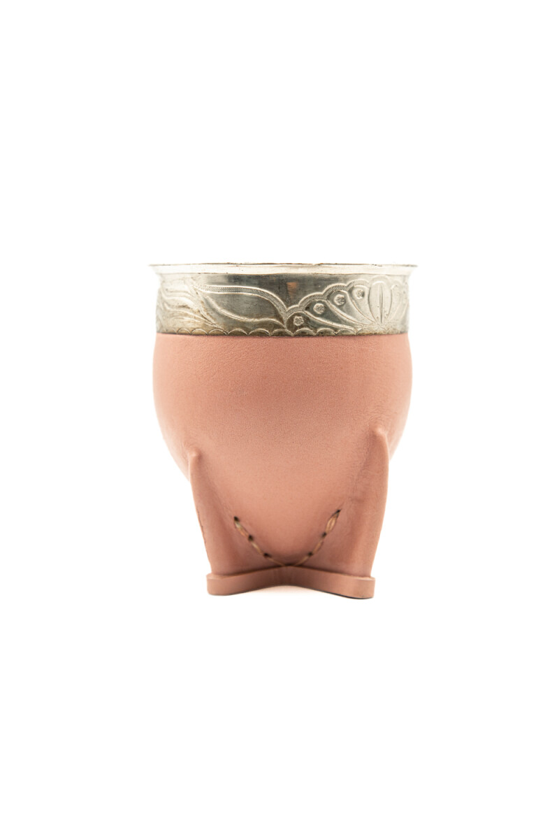 MADE IN URUGUAY MATE IMPERIAL ALPACA Y BRONCE ROSA ROSA