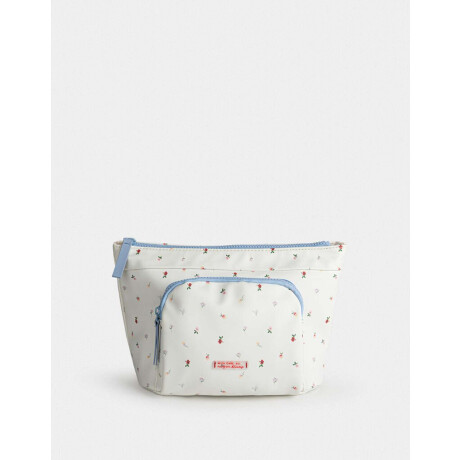 Portacosméticos Rosa Estampado Flores